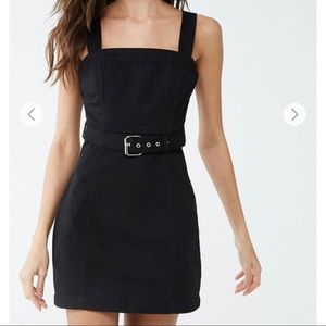 Belted mini dress